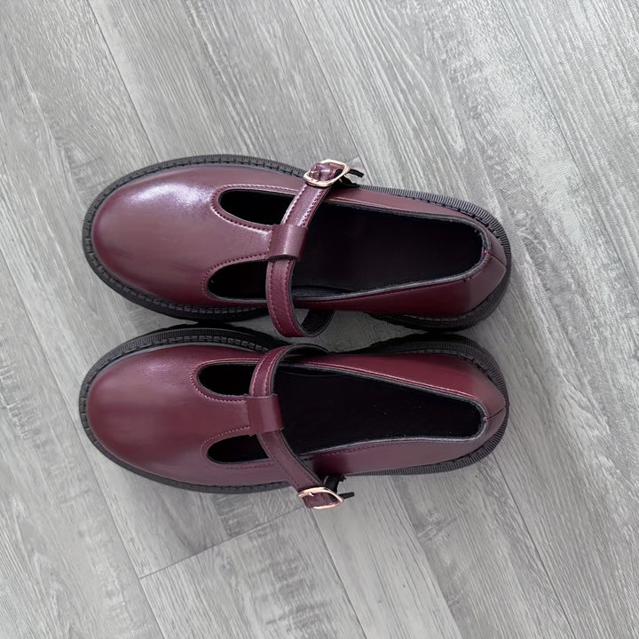 Retro Platform Loafers with Chunky Sole