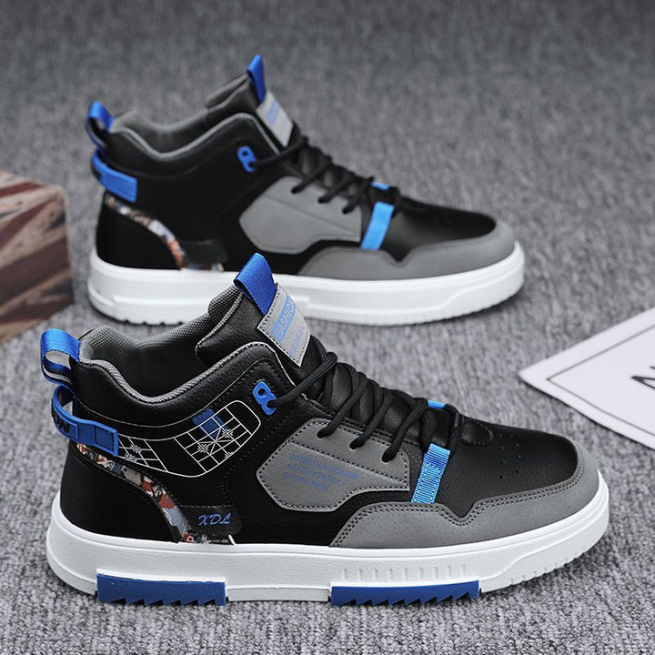 High-top Men's Flat Sneakers
