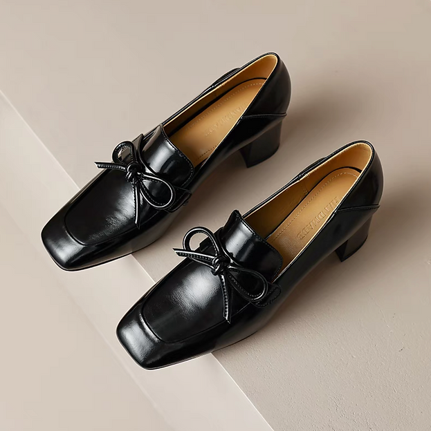 Women's Square Toe Slip-On Shoes
