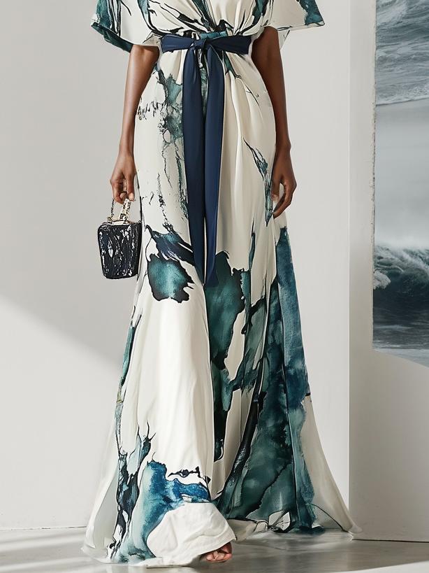 Loose Printed Dress