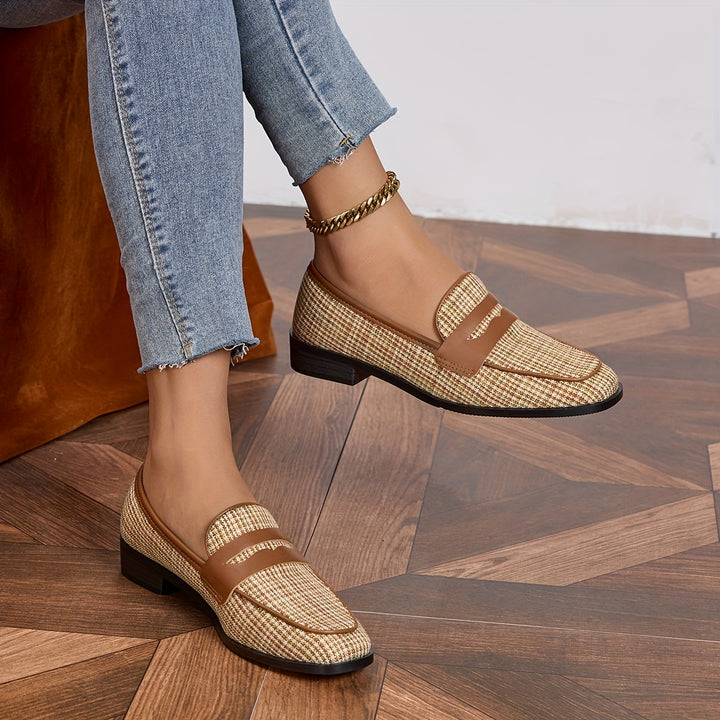 Square Toe Vintage Loafers