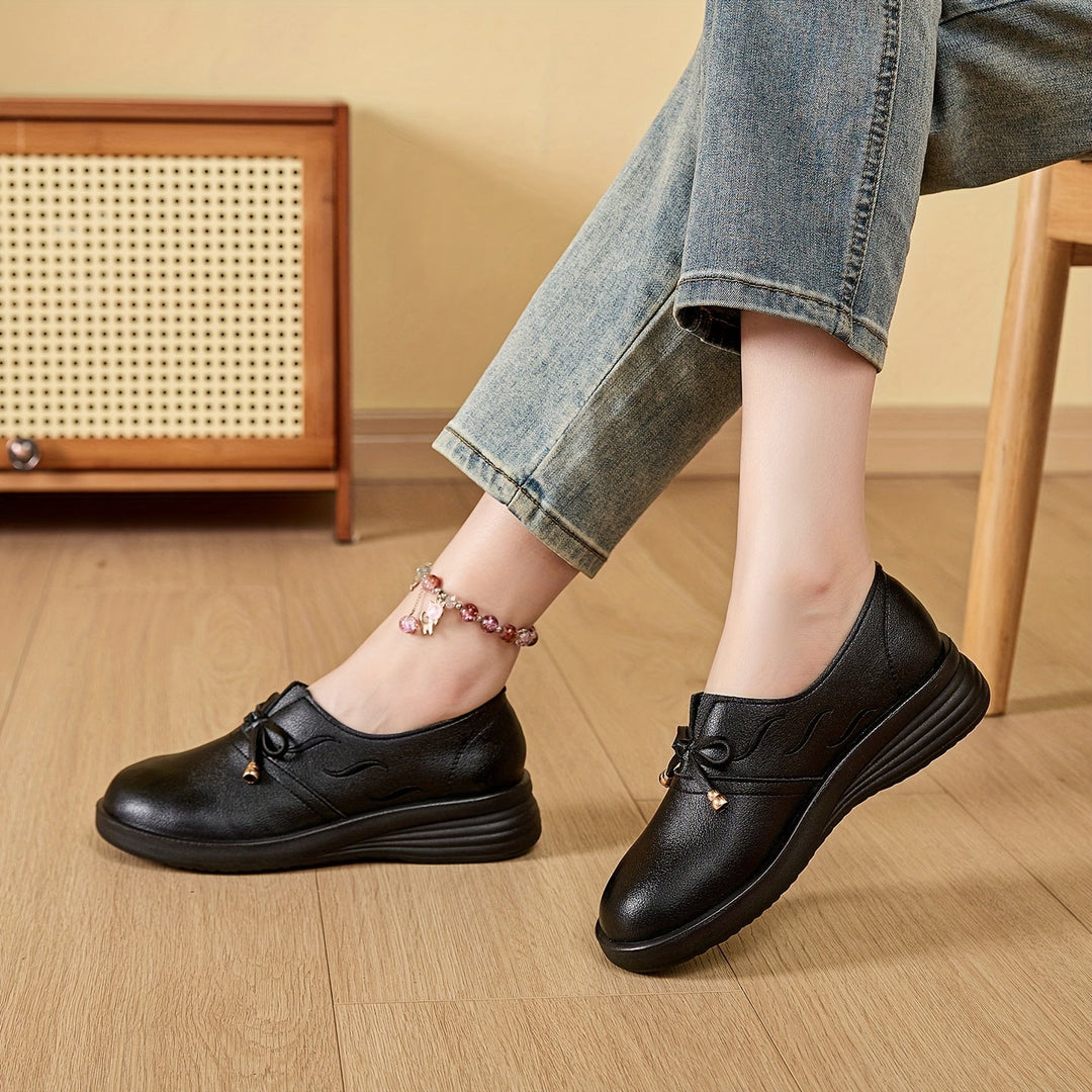 Soft Sole Comfortable Casual Shoes with Bow