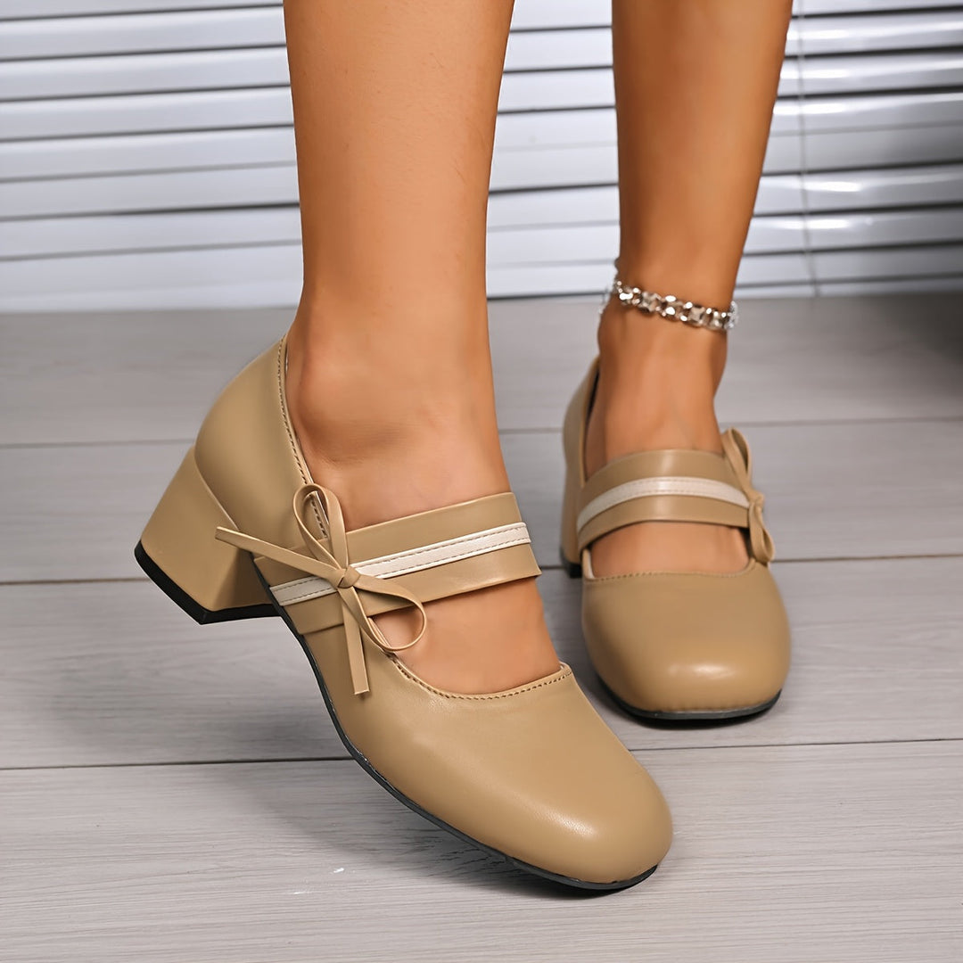 Autumn Preppy Style Mary Jane Pumps