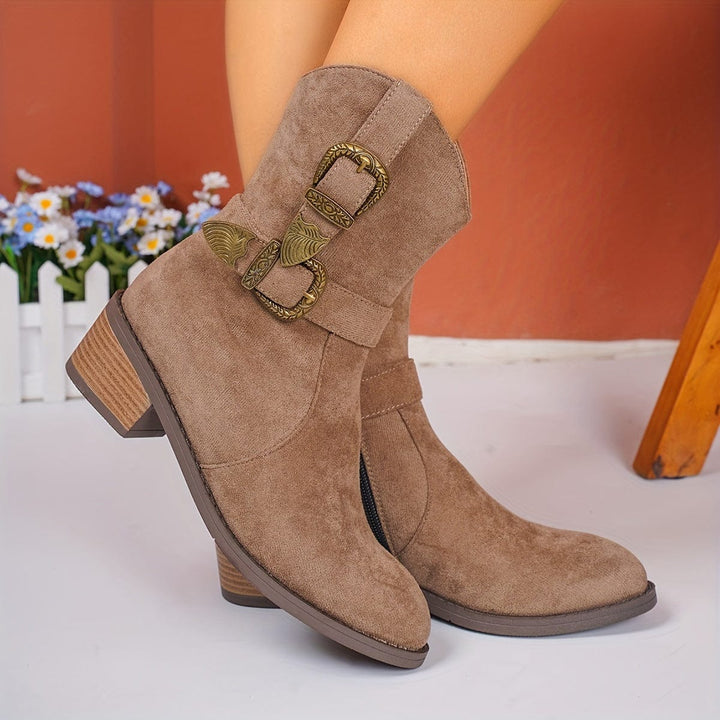 Buckle Ankle Boots