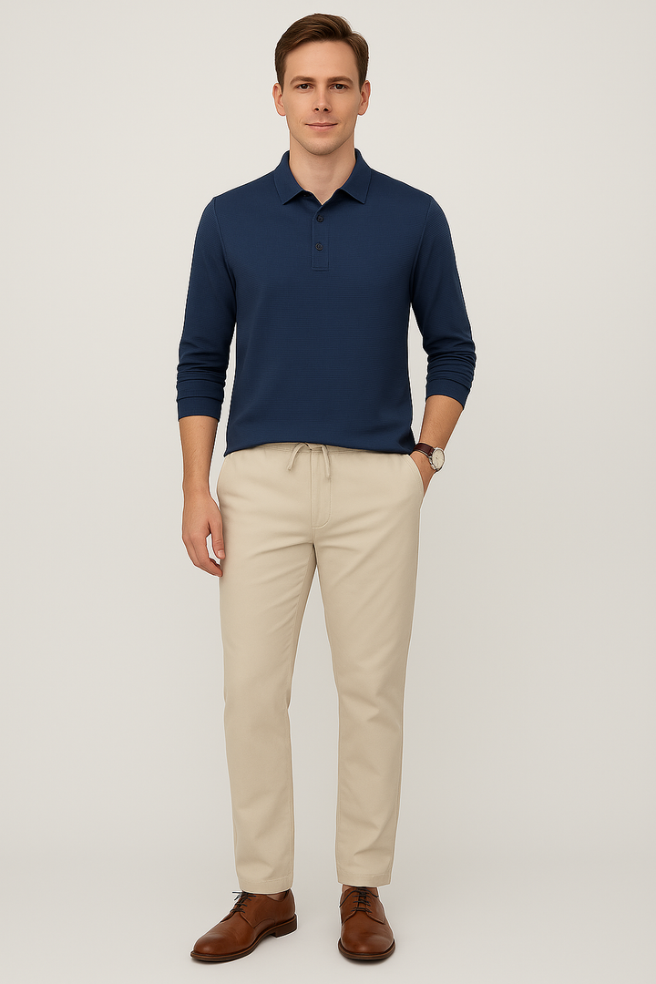 Long Sleeve Polo