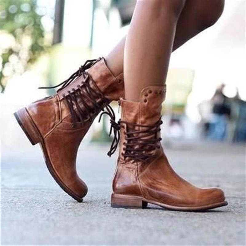 Lace Up Ankle Boots