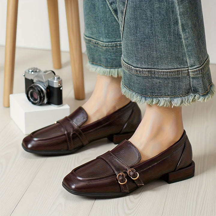 Square Toe Loafers