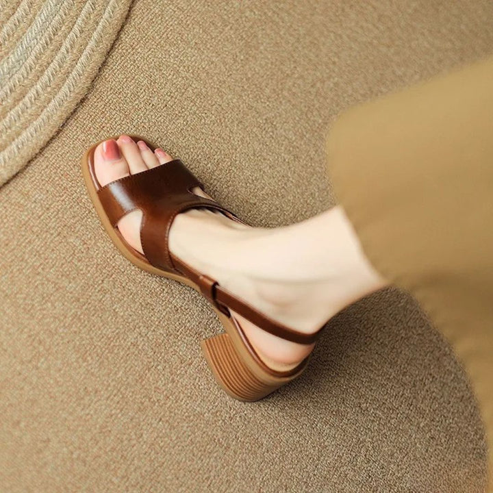 Retro Squared Sandals