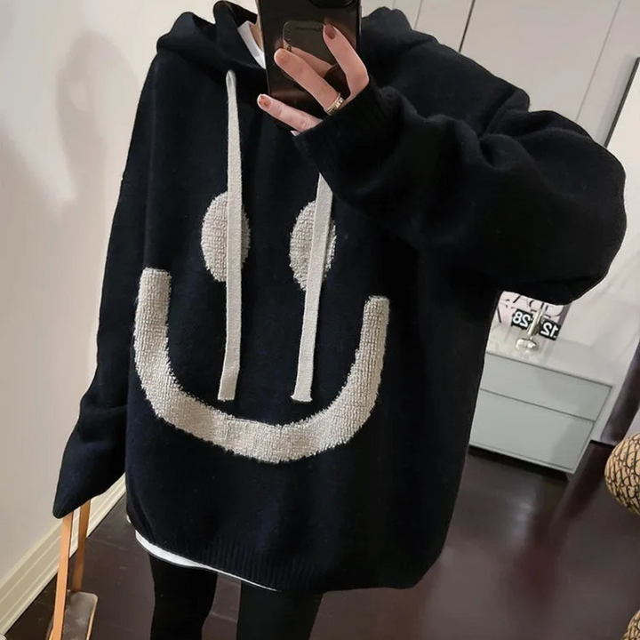 Oversized Smiley Hoodie