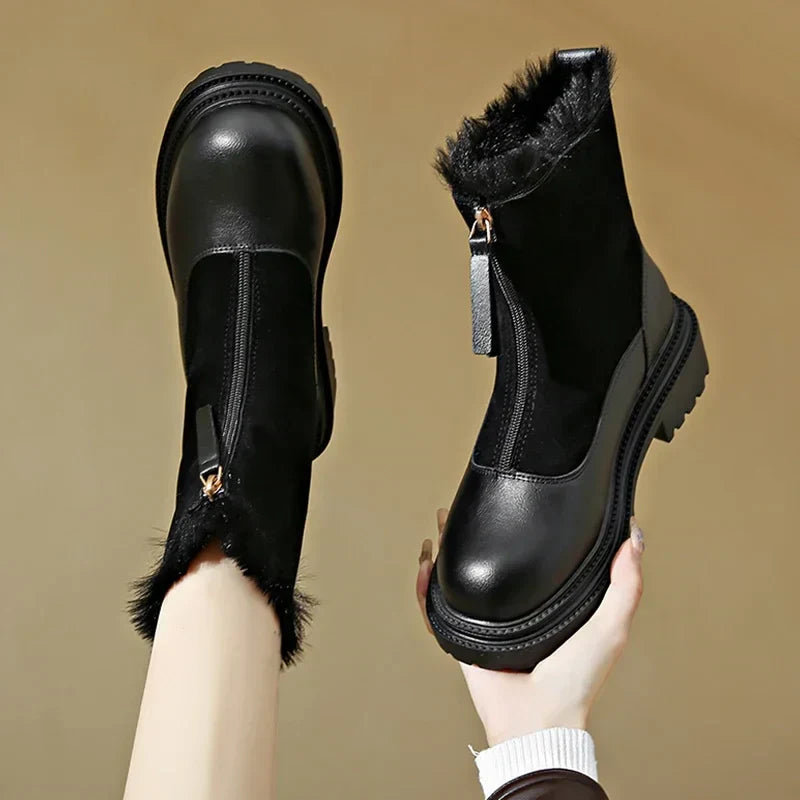 Zipped Ankle Boots