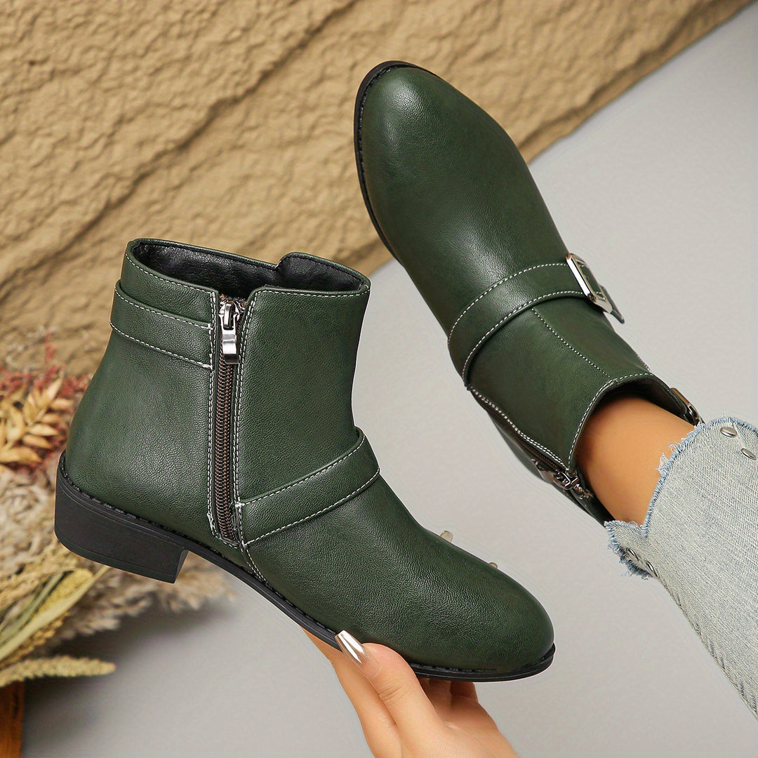 Women's Chunky Heel Ankle Boots