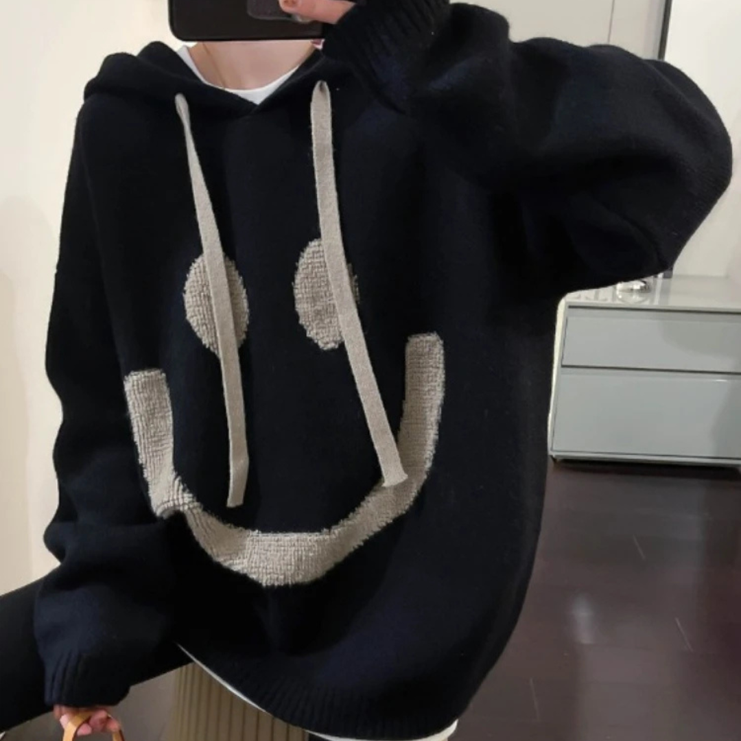 Oversized Smiley Hoodie