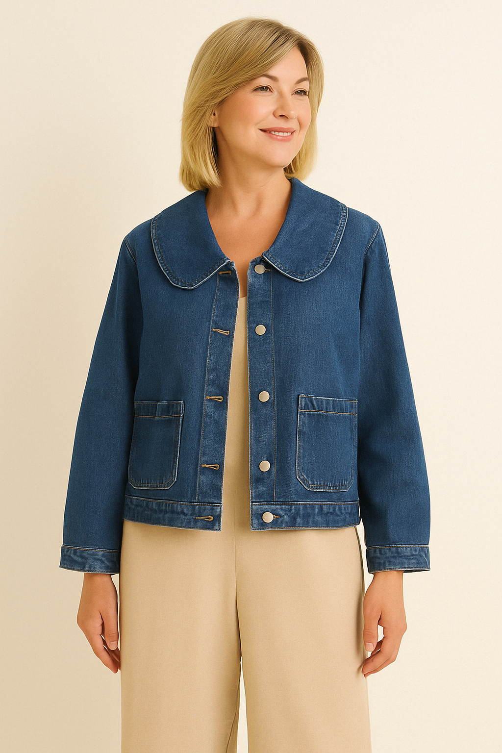 Cropped Denim Jacket