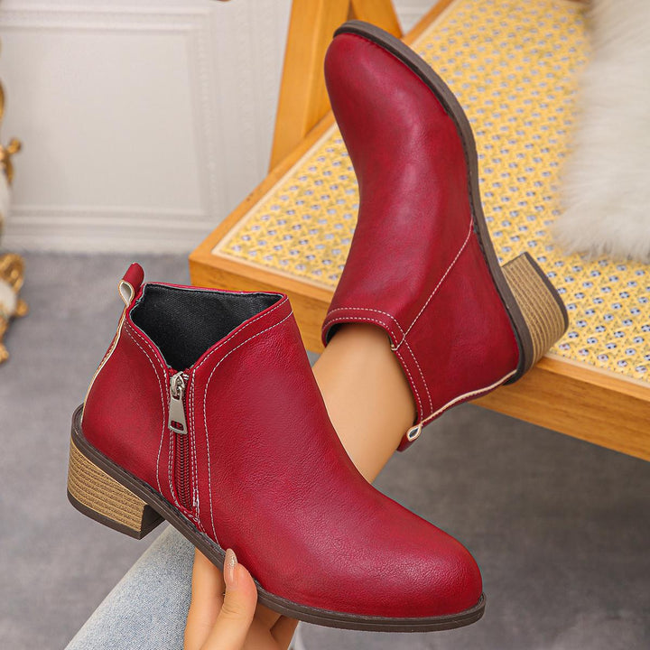 Women's Chunky Heel Ankle Boots