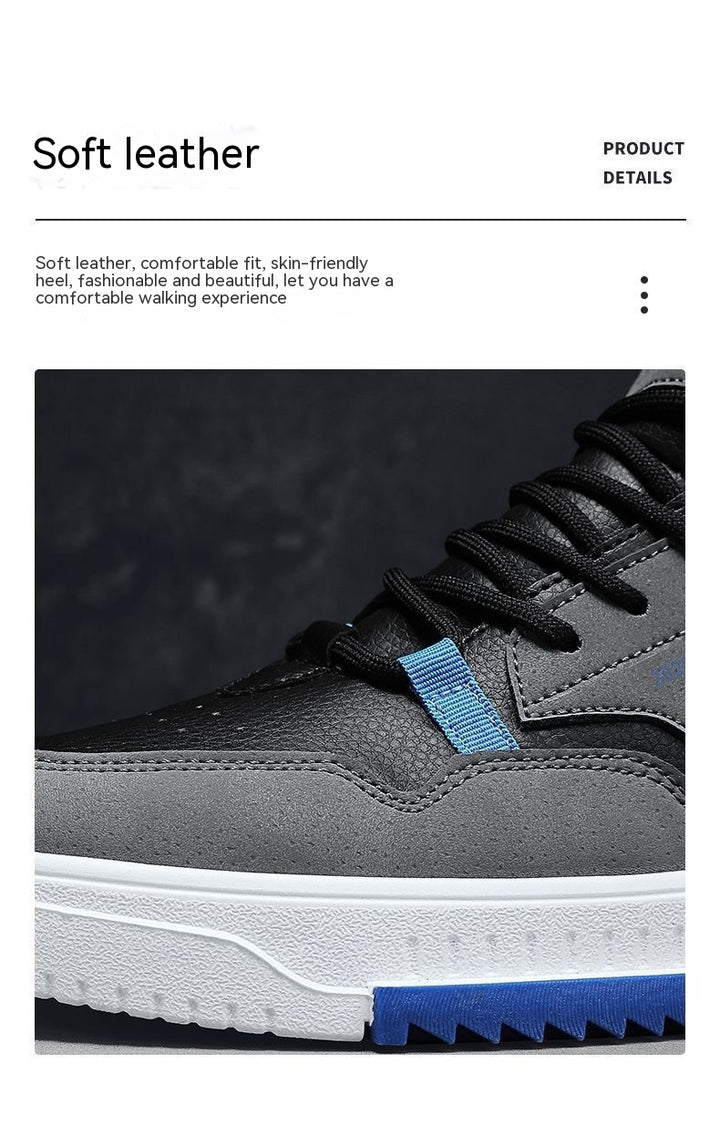 High-top Men's Flat Sneakers