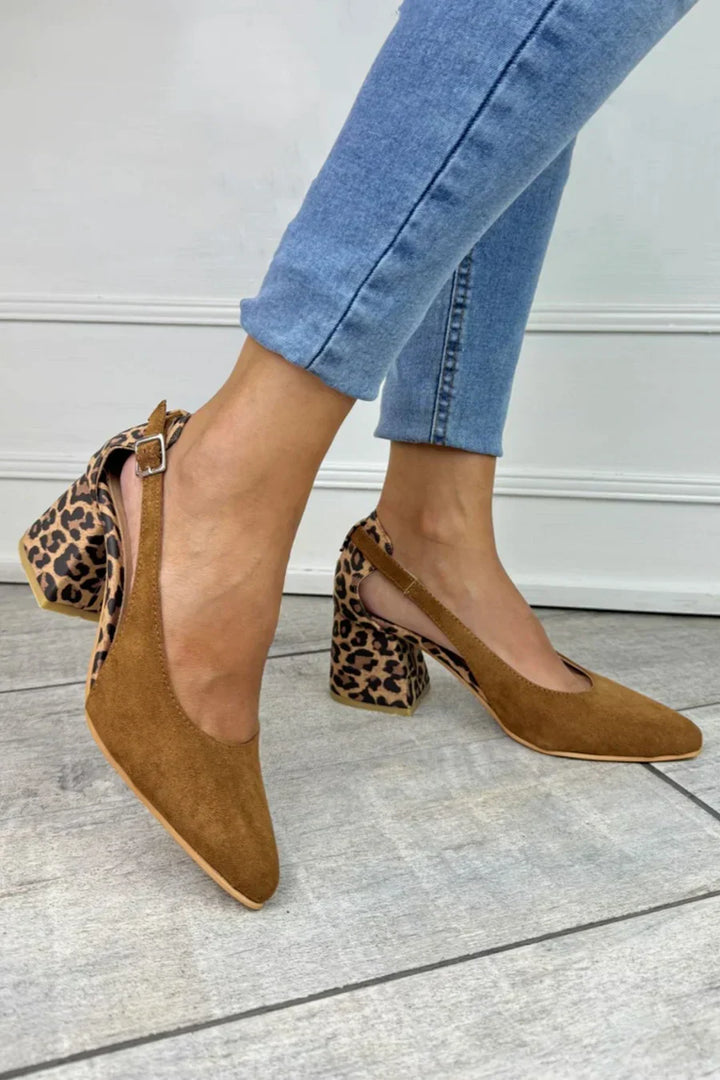 Leopard Slingbacks