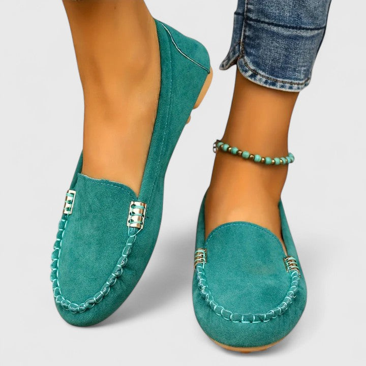 Soft Flat Square Toe Loafers