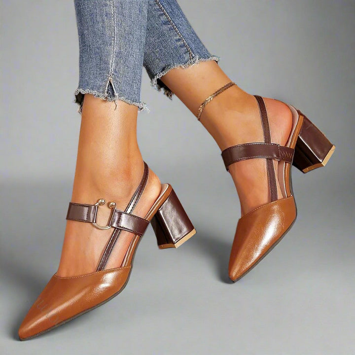 Pointed Block Heels