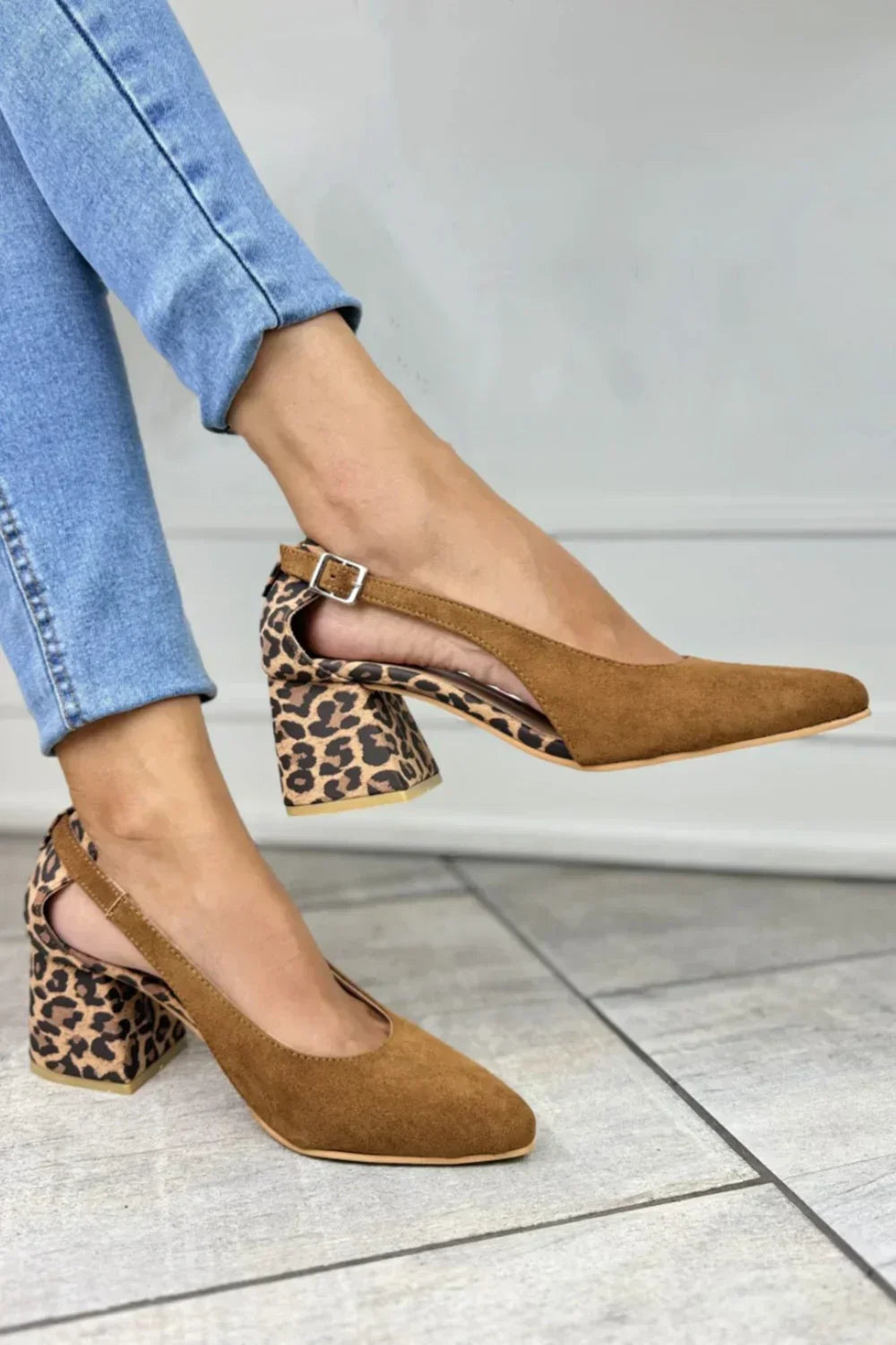 Leopard Slingbacks