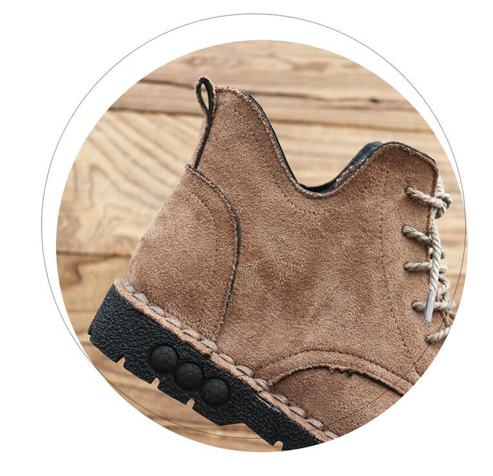 Soft Sole High-Top Lace-Up Women's Boots