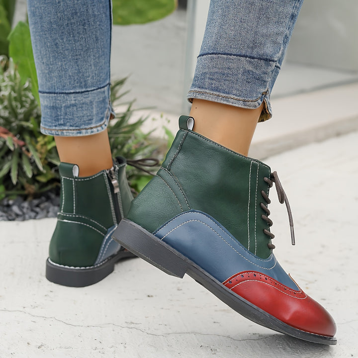 Women's Colorblock Stylish Boots