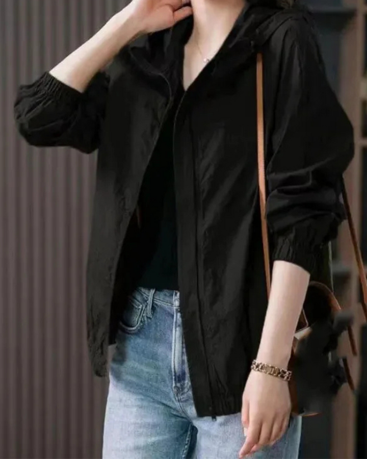 Loose Hooded Jacket