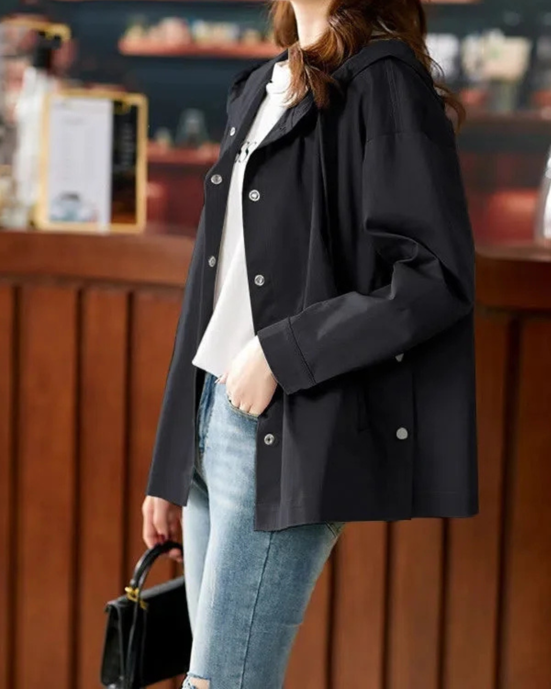 Lined Women's Trench Coat