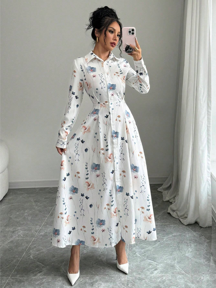Print Long Dress