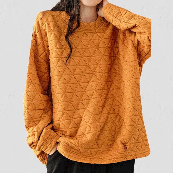 Loose Plaid Summer Sweater