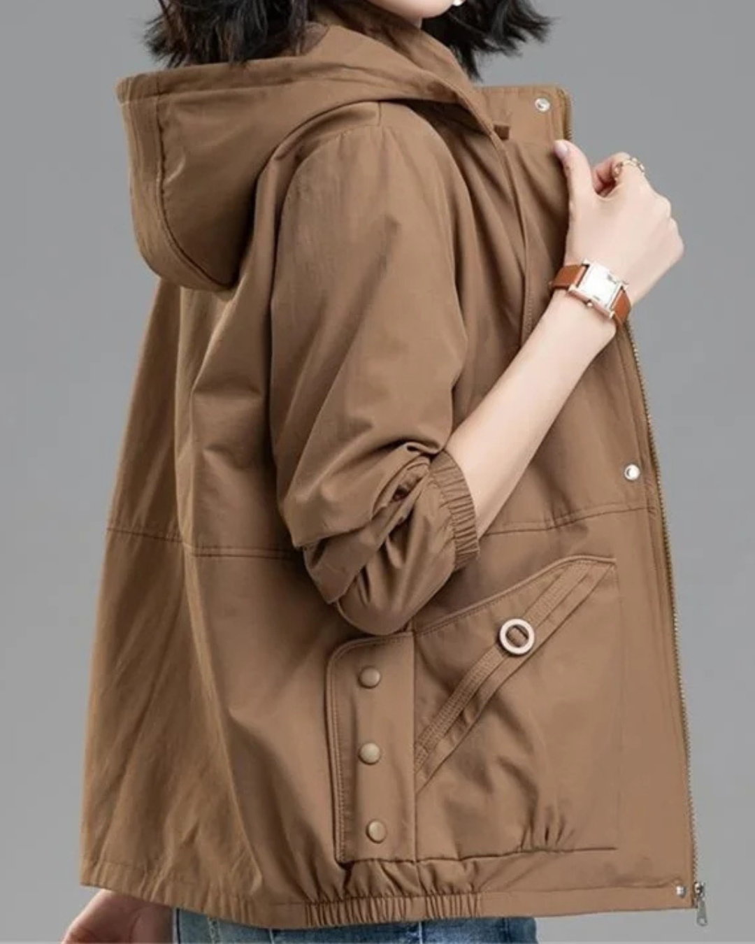 Hooded Baseball Jacket