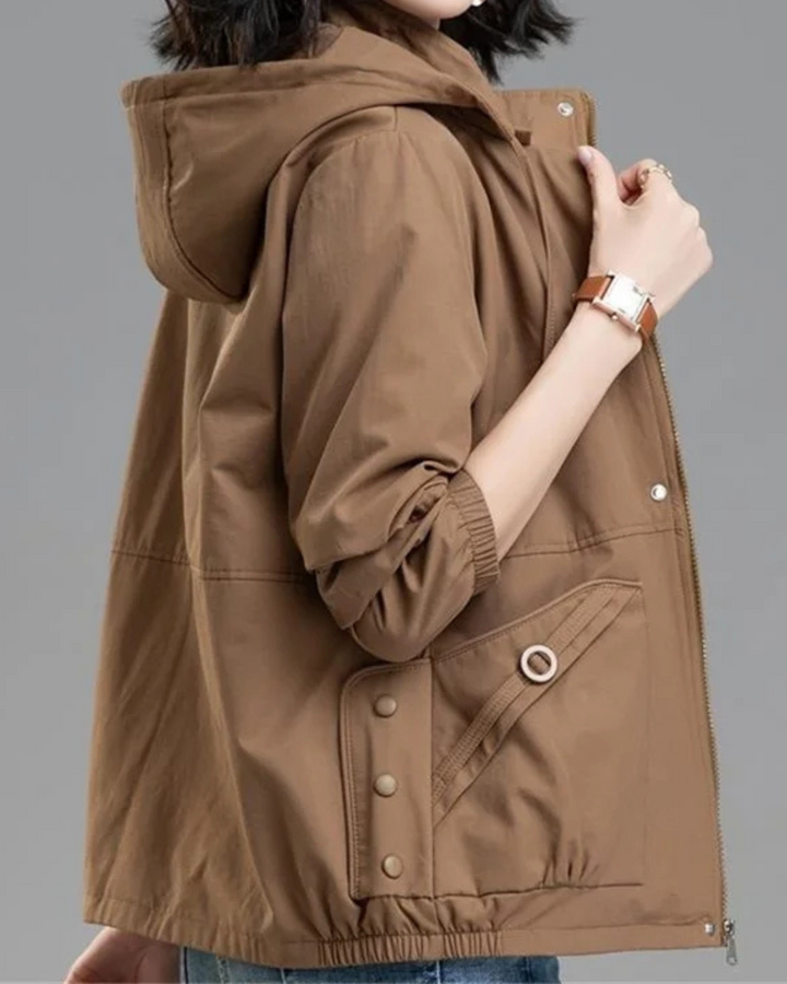Hooded Baseball Jacket