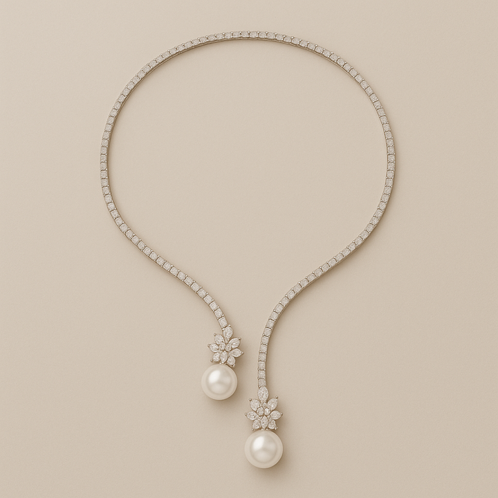 Shiny Pearls Necklace