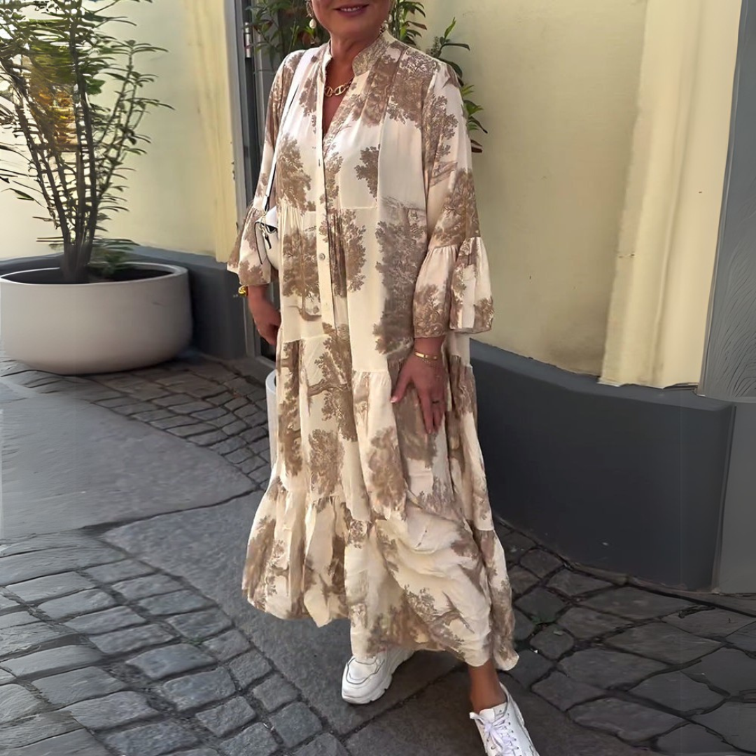 Vintage Printed Dress