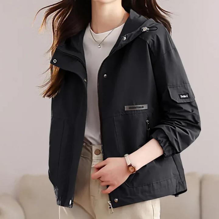 Thin Short Windbreaker Coat