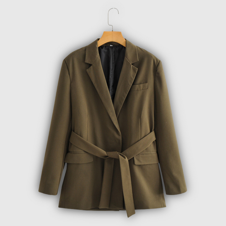 Green Blazer with Belt