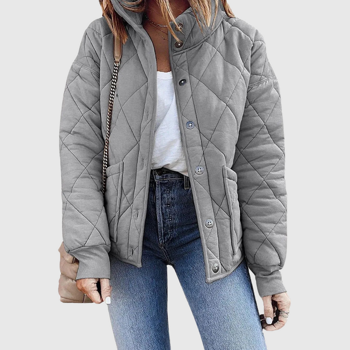 Quilted Button Summer Jacket