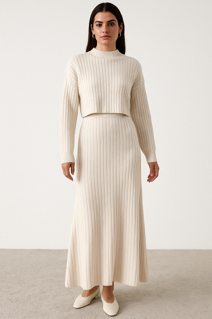 Knitted Two-piece Set