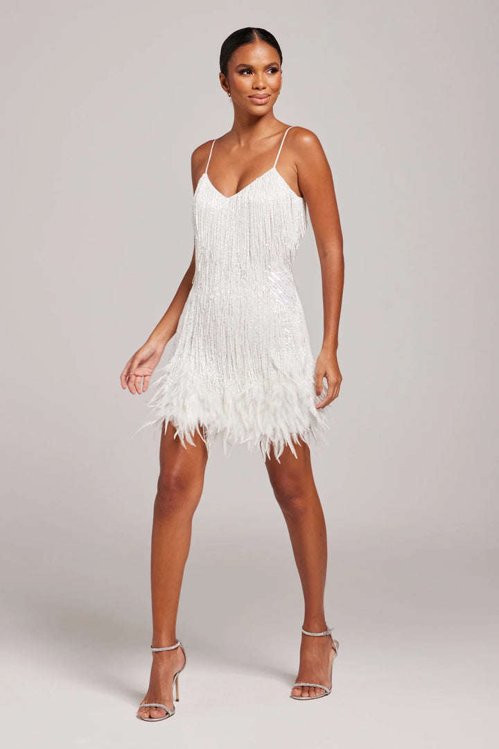 Feather Mini Dress