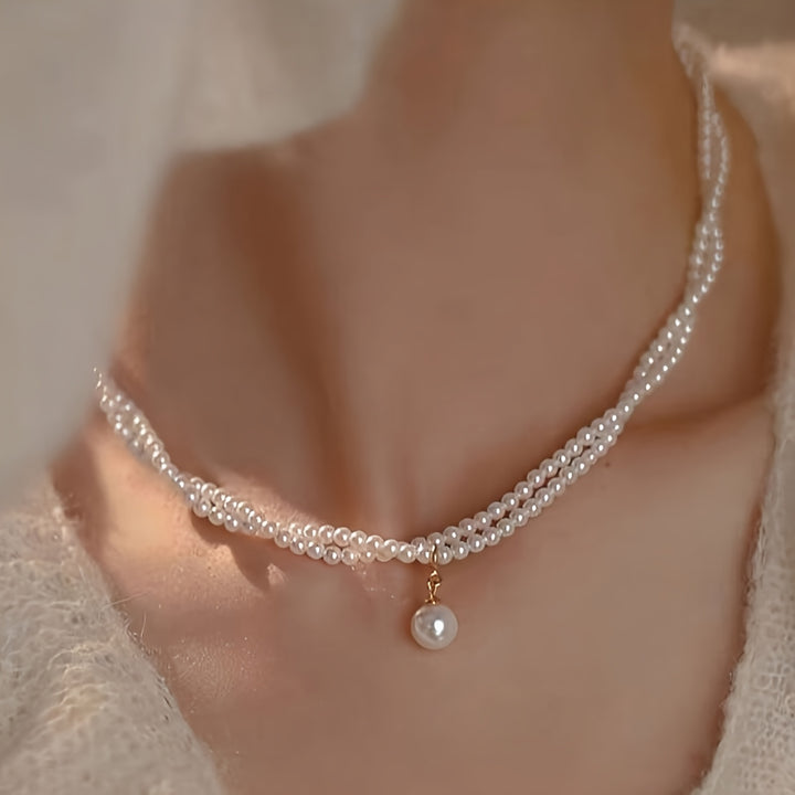 Women's Vintage Double Strand Necklace