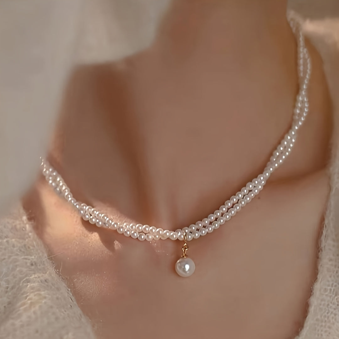 Women's Vintage Double Strand Necklace