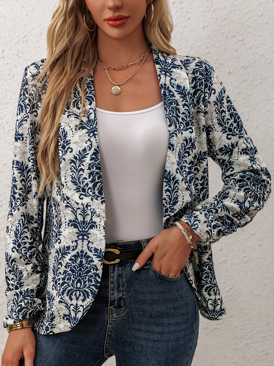 Floral Blazer