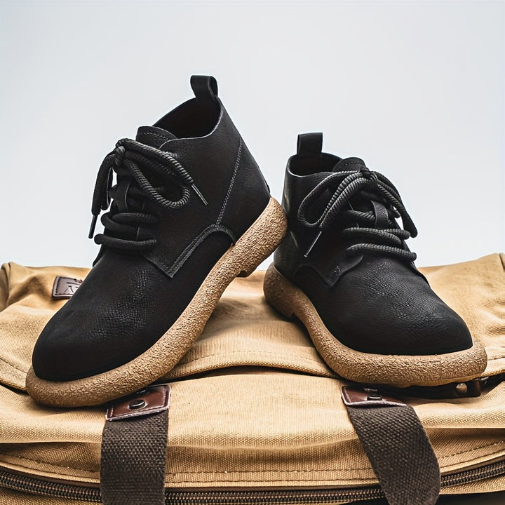 Retro Chunky Platform Work Shoes