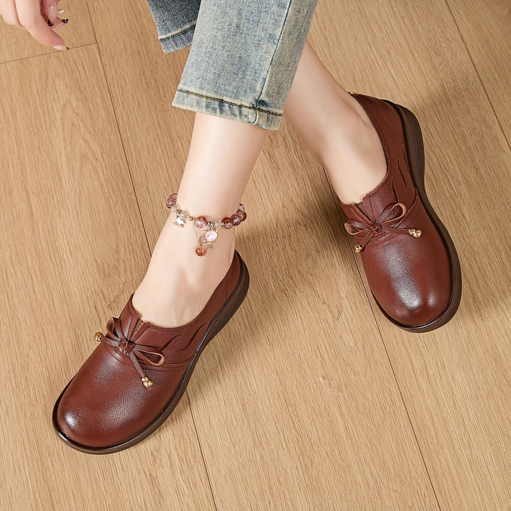 Soft Sole Comfortable Casual Shoes with Bow