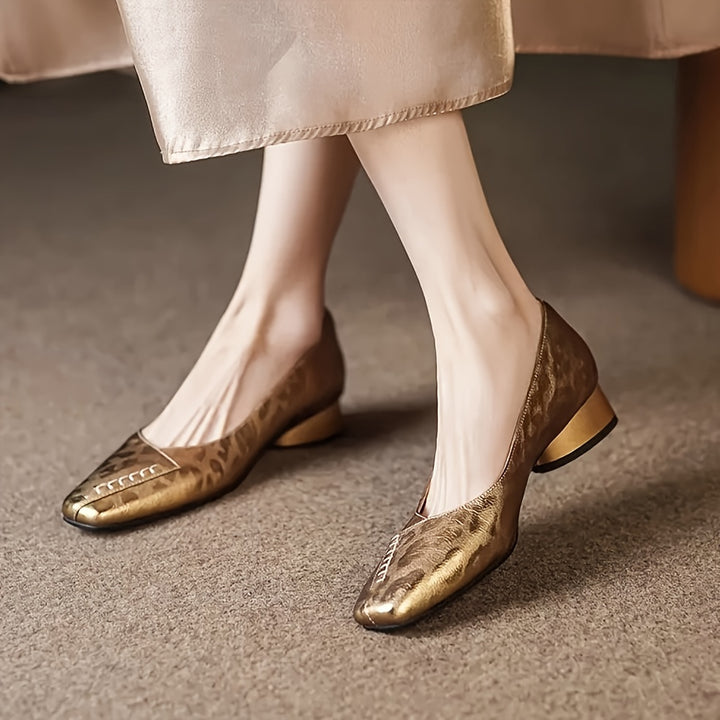 Women's Chunky Low Heels