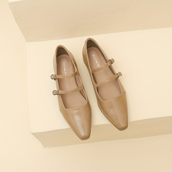 Retro British Square Toe Mary Jane Shoes