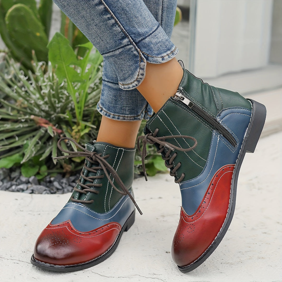 Women's Colorblock Stylish Boots