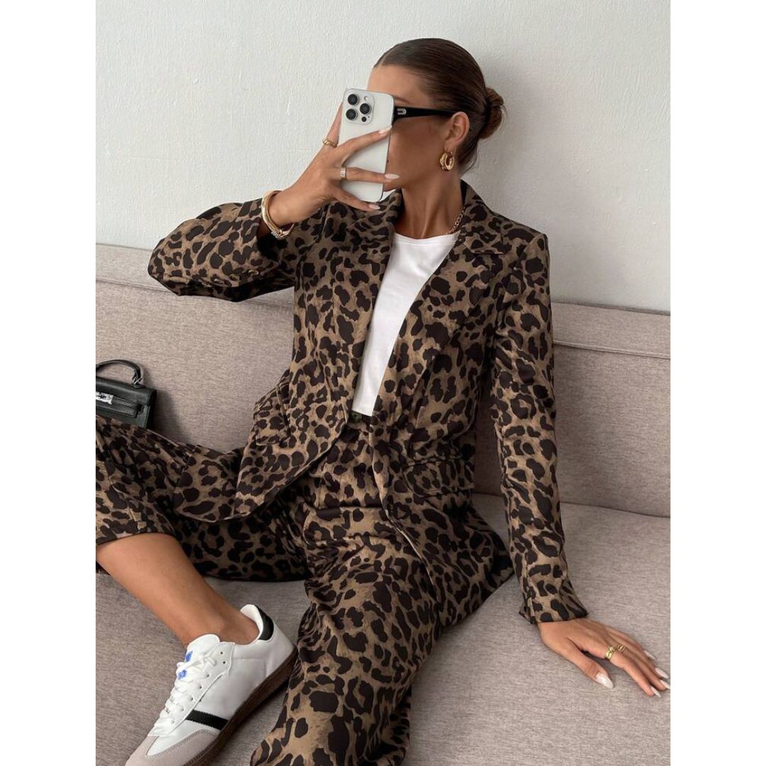 Leopard Two-piece Set