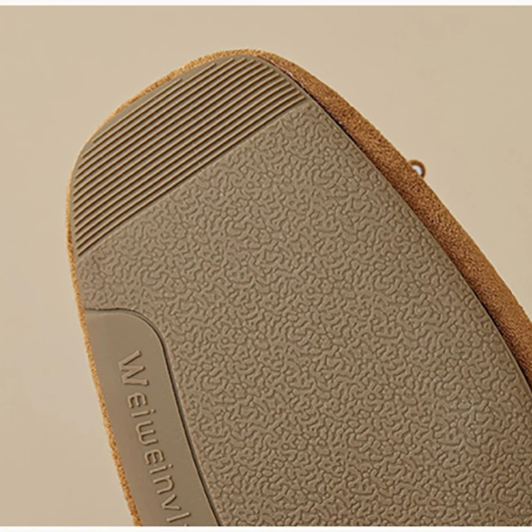 Square Toe Bow Design Mary Janes