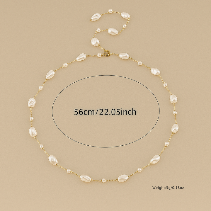 Pearl Necklace with Round Beads