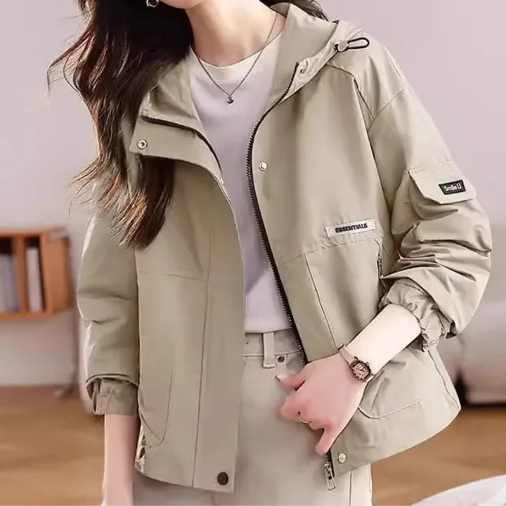 Thin Short Windbreaker Coat